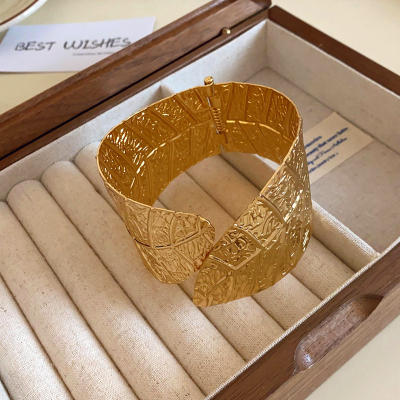 欧美跨境简约时尚手镯臂环小众冷淡风气质手环高级感百搭手饰批发