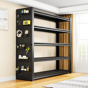 Household Shelf Storage Rack Multi-Layer Storage Rack Floor-Standing Living Room Balcony Kitchen Storage Rack Debris Organization Iron Rack