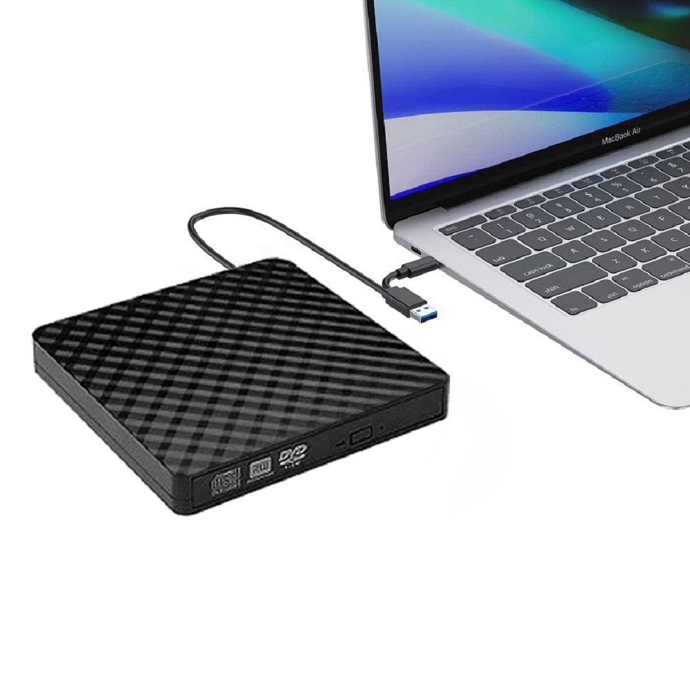 USB Dual-Wire External Optical Drive Desktop Laptop Mobile Dvd Burner External Read-Write Disc Burner
