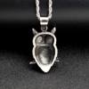 Europe and the United States cross-border hot retro cute pet owl titanium steel pendant personality titanium steel necklace accessories manufacturers wholesale
