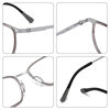 Linde Same Style Men's Lightweight Metal Glasses Frame Myopia Glasses Flat Glasses Eyebrow Frame 2002 Glasses Frame Wholesale