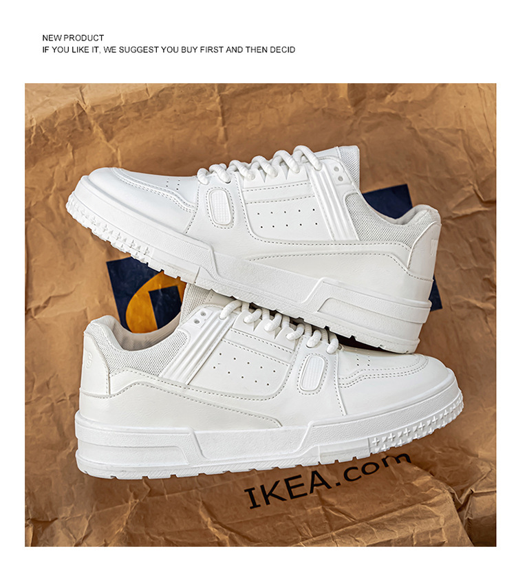 Men's Shoes Autumn New Breathable White Shoes Niche Design All-match Youth sneaker Platform Casual Board Shoes for Men 9 O1CN01Qh7c1O1gJTAzfwRBf !!2216473544121 0 cib