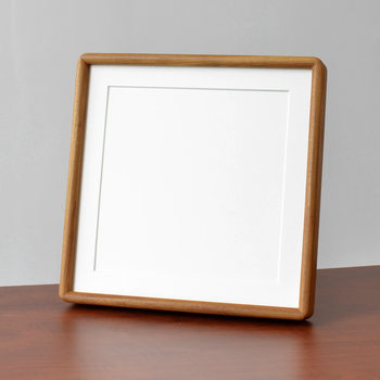 Customized Black Walnut Rounded Corner Mortise and Tenon Picture Frame Empty Frame Table Chinoiserie Calligraphy and Painting Calligraphy Bucket Square Photo Frame Table