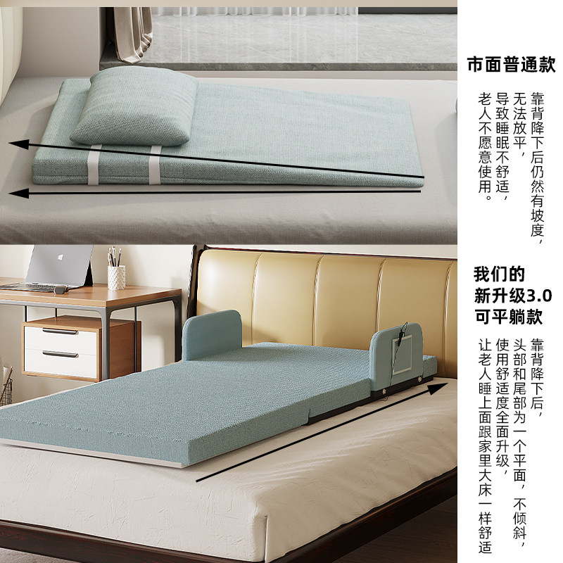 Electric Adjustable Nursing Mattress for Long-Term Lying Home Use for the Elderly to Assist in Getting up for Inconvenience, Long-Term Bedridden Paralysis Back Cushion
