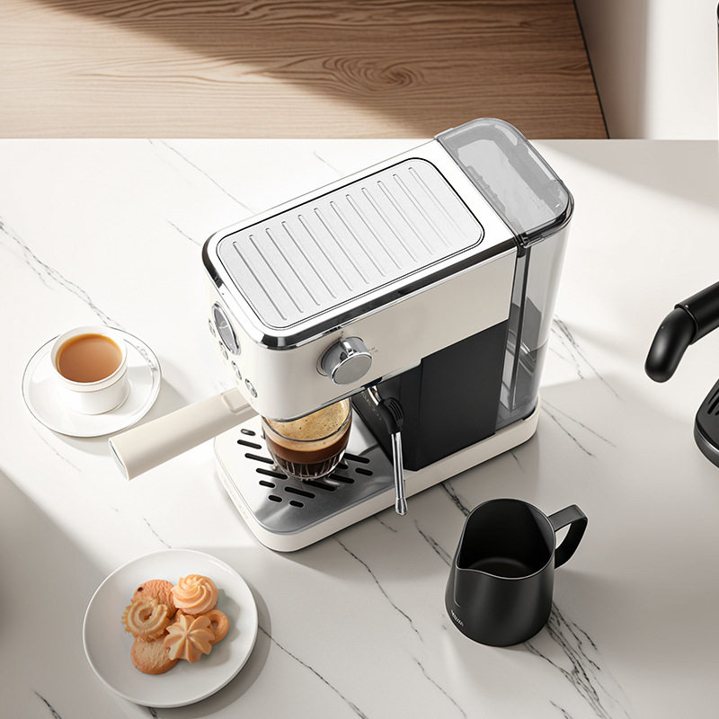 Circle Joy Hot and Cold Dual-Extract Semi-Automatic Coffee Machine for Home Use Italian Espresso Small All-In-One Commercial