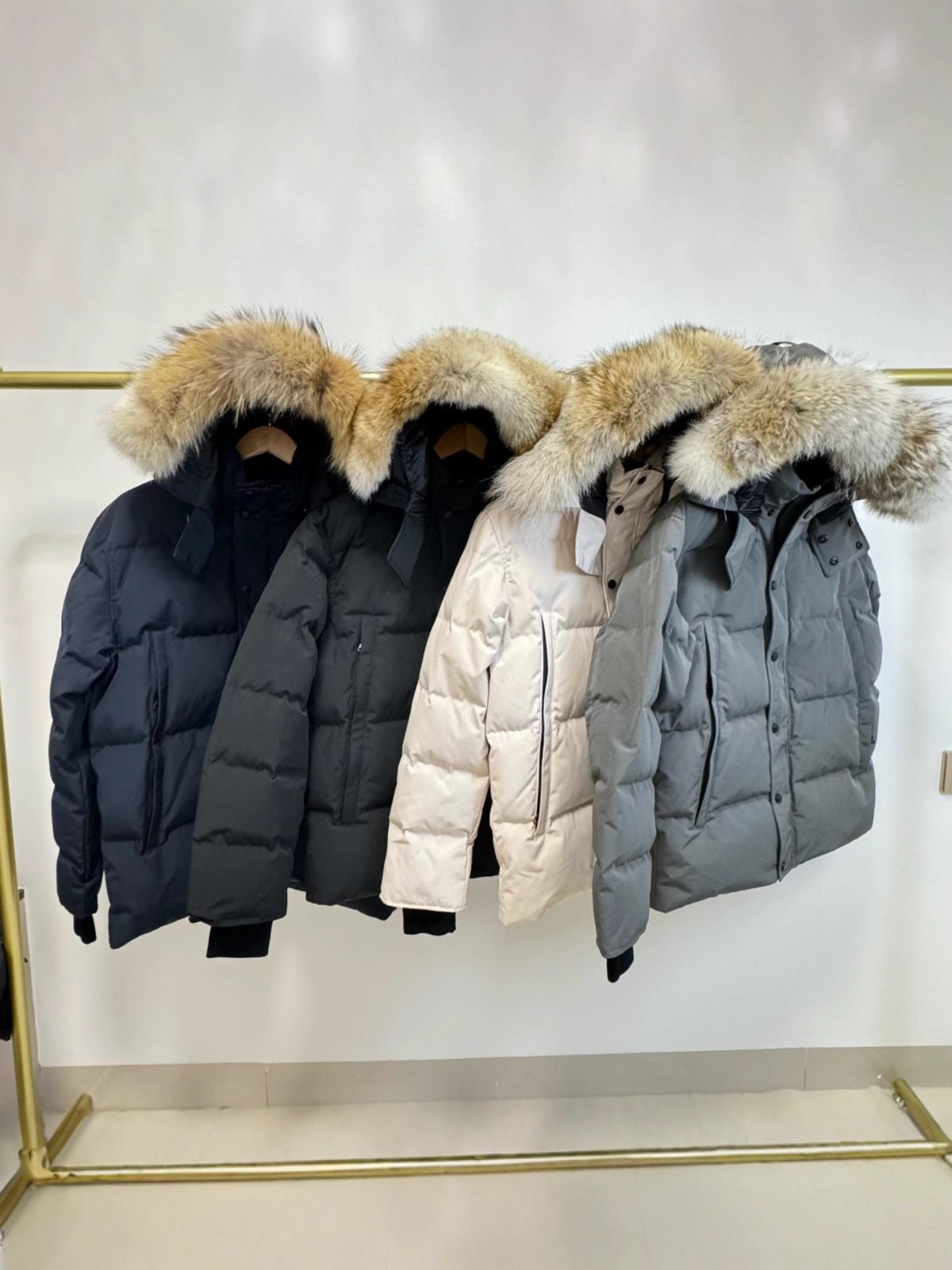 Wyndham Parka Export Cross-Border Big Goose down Jacket Canada 29 Men's and Women's Cold-Resistant Jackets 3808m