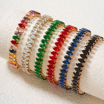 Cross-border opening diamond bracelet female zircon high-end niche light luxury simple fashion bracelet bracelet jewelry wholesale