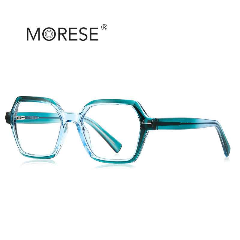European and American new plain glasses square progressive color women's glasses frame 2162 cross-border ins style anti-blue light glasses frame fashion