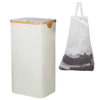 Extra Large Household Large-Capacity Dirty Clothes Storage Basket with Lid Dirty Clothes Basket Foldableable Square Oxford Cloth Dirty Clothes Basket