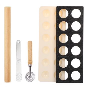 12-Hole Dumpling Making Tool Italian Dumpling Mold Aluminum Alloy Dumpling Mold Cross-Border 12-Hole Dumpling Mold Set