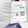 Metal Book Stand Simple Large Book Holder Bookend Student Use Telescopic Book Stand Desktop Storage Table Books
