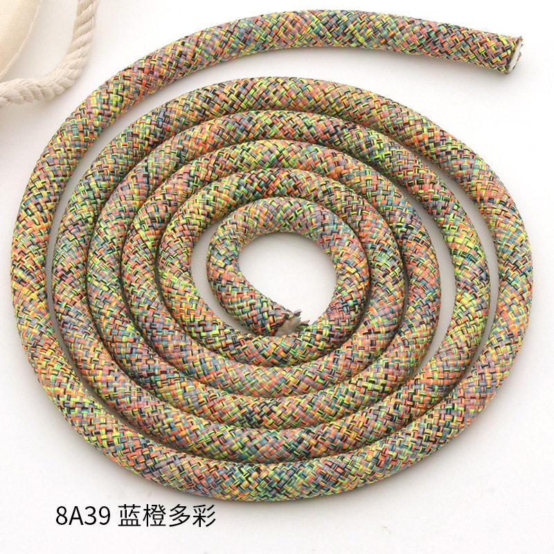 In-Stock 8mm Colorful Luggage Round Lanyard Neck Strap Long and Short Wrist Strap Handbag Phone Crossbody Strap