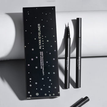 Foreign trade makeup ALYAN waterproof long-lasting eyeliner pen makeup color black soft hair sponge pen cross-border