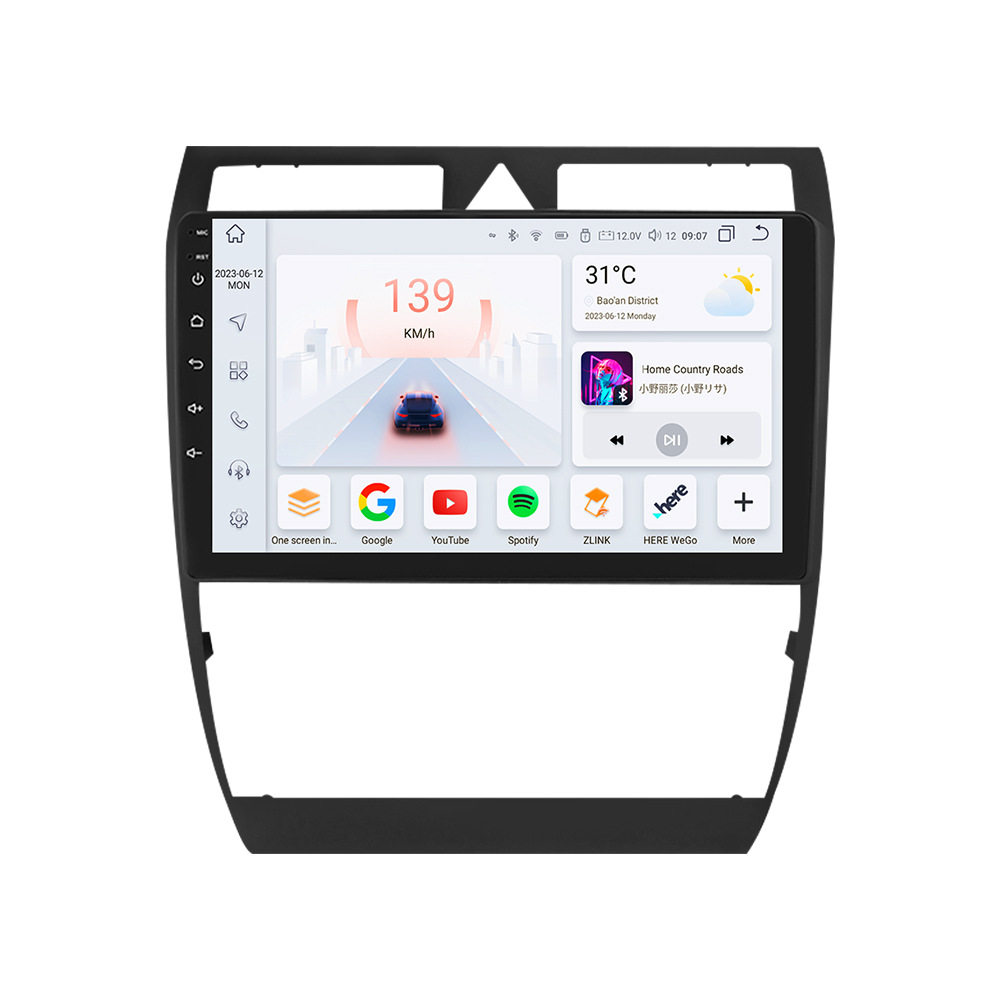 9inch Android Navigation Is Suitable for 97-04 Audi A6 Car Mp5 Player Bluetooth Wifigps Navigator