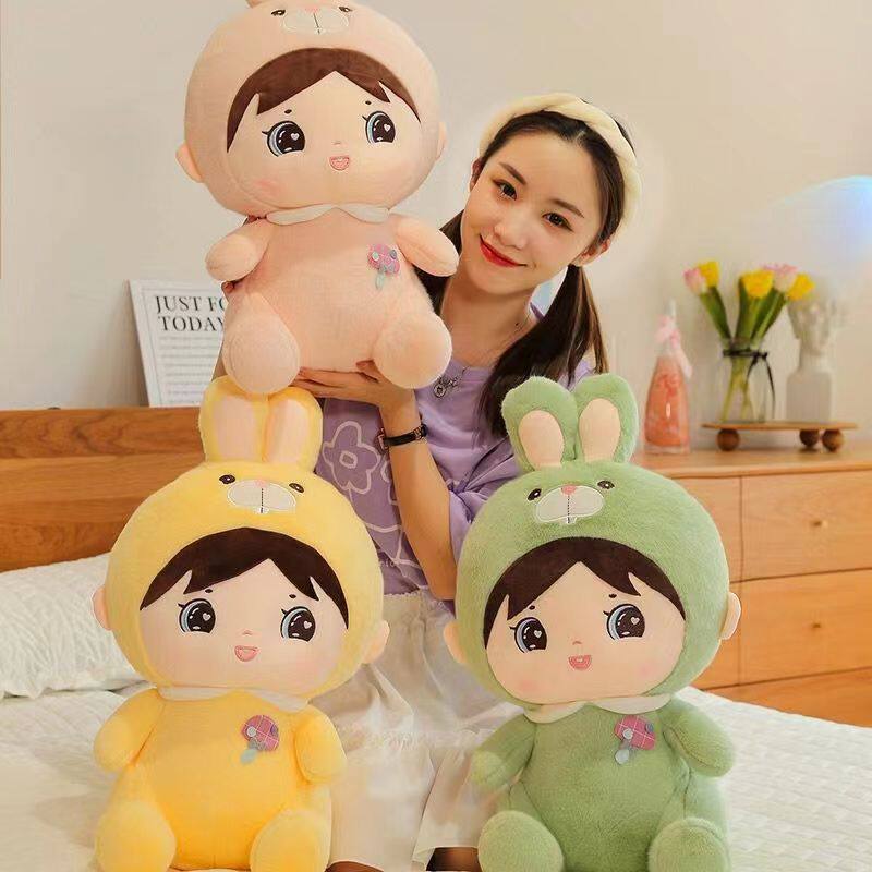 40厘米12寸大号毛绒玩具地推礼品娃娃婚礼互动公仔玩具活动定logo