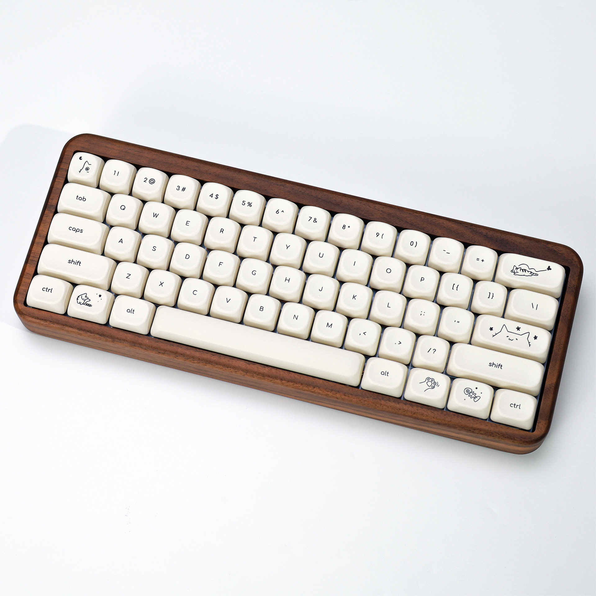 Milk White Kitten Keycap