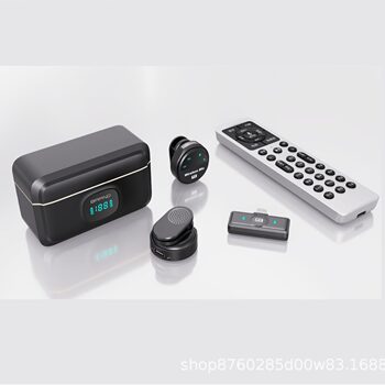 2025 New Model Mammoth Multi-Functional Lavalier Microphone with Dual Mic Function for Accompaniment and Karaoke