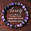 Purple Fire Agate Esoteric Energy Jewelry Punk Style Foreign Trade Stone Bracelet Natural Amazon Hot-Selling Cross-Border Bracelet
