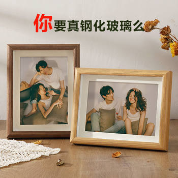 Three-Dimensional Photo Frame Table, Washed Photos Made into Ornaments, Printed and Developed Wooden Picture Frame DIY Hollow Photo Album Cross-Border