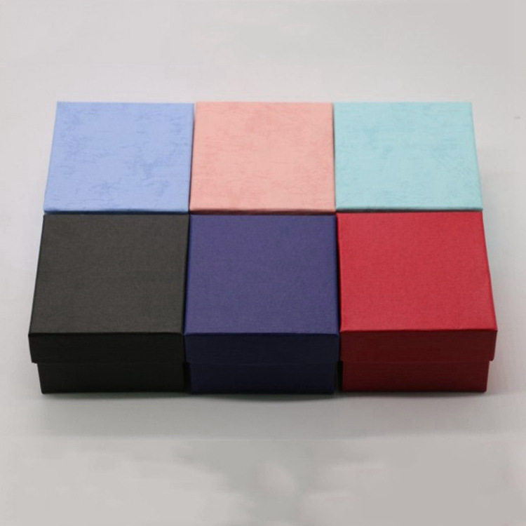 Medium Stripesd Watch Box Paper Watch Box Gift Box Single Jewelry Jewelry Bracelet Display Packaging Storage Watch Box