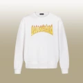 B1096 round neck white