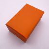 Couple's high-end orange flip Watch Gift Box brand same leather jewelry suit packing box wholesale