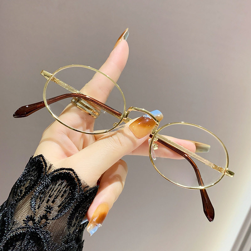 Nerd net red myopia glasses fashion retro flat glasses glasses frame live burst glasses frame wholesale myopia