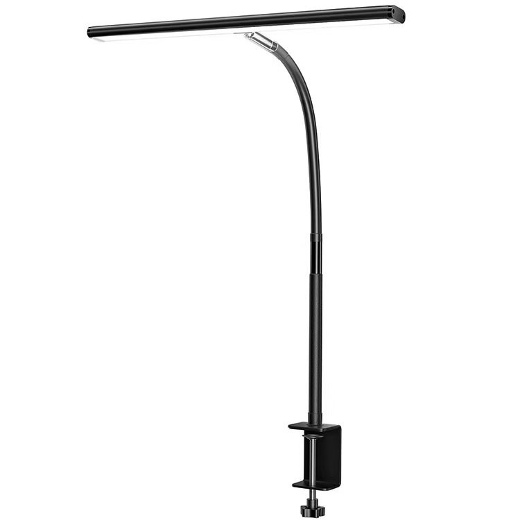 Cross-Border Eye Protection Desk Lamp Gooseneck Clip Lamp Led Desk Lamp Study Work Lamp Computer Lighting Desktop Lamp