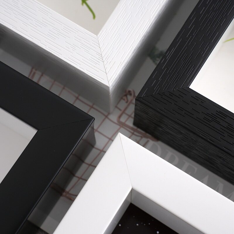 Thickened Hollow 5cm Three-Dimensional Photo Frame Square Astronaut Hand and Foot Print Dried Flower Specimen Frame Minimalist Style Sample