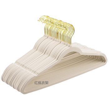 Flocked Clothes Hangers, Non-Slip, Traceless Velvet Clothes Hangers, Dormitory Organizing Clothes Hangers, Household Clothes Hangers, Storage Clothes Hangers