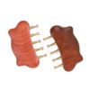 Cat Ear Copper Tooth Nail Comb Scalp Meridian Dredging Massage Comb Brass Five-Tooth Whole Body Compact Portable Massage Comb