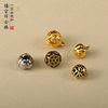 Hollow Xiangyun Button Ethnic Cheongsam Button Hanfu Vintage Decorative Button Metal Bead Button Alloy Bead Button