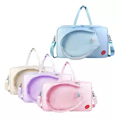 Custom Macaron Color Pickleball Travel Bag, Wear-Resistant and Durable Sports Yoga Short Trip Bag