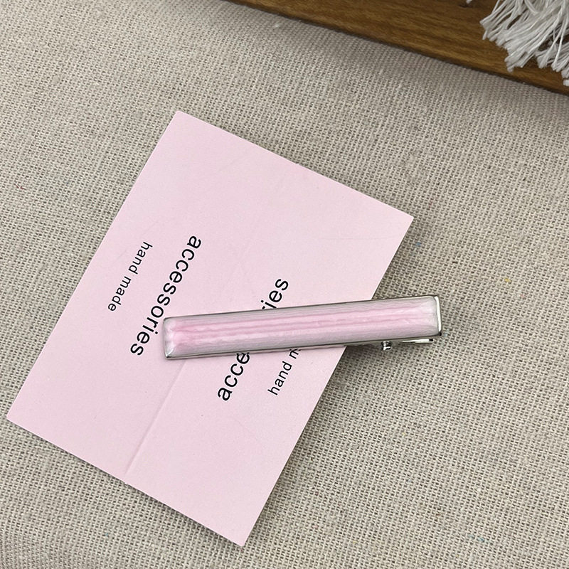 金属ins风发夹diy底夹几何高颜值少女鸭嘴夹短发尴尬期发卡头饰