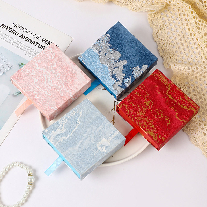 Pe Film Jewelry Box Floating Box Transparent Anti-Oxidation Crystal Bracelet Earrings Badge Jewelry Packaging Display Box