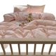 Class a French Style Small Fresh Wrinkled Gauze Lace Lace Washed Cotton Bed Three or Four Piece Set Dormitory Fitted Sheet Three Piece Set