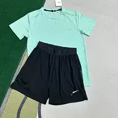 Trendy Training Running Fitness Mesh Short-Sleeved Sports Elastic Quick-Drying T-Shirt Breathable Export Lightweight Mesh Men's T-Shirt