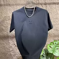 Ins2026 New Summer Men's Clothing Classic Trendy Versatile Round Neck Short-Sleeved Fashionable High-Quality Men's T-Shirt Half-Sleeved