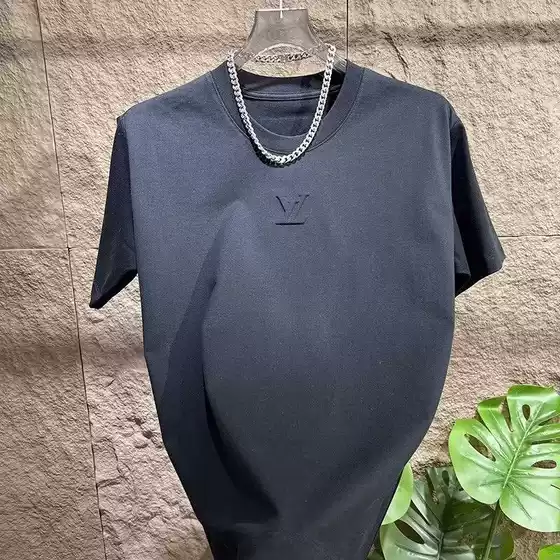 Ins2026 New Summer Men's Clothing Classic Trendy Versatile Round Neck Short-Sleeved Fashionable High-Quality Men's T-Shirt Half-Sleeved