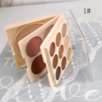 8337 Three-Layer Makeup Palette Eye Shadow Plus Blush Plus Highlighter Plus Powder Cake Export Export [Anylady] New Style