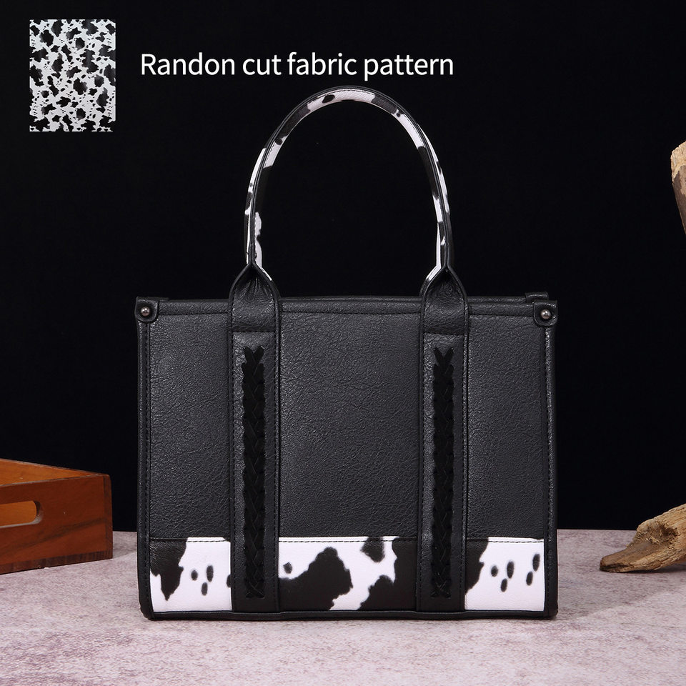 Túi Xách Tay/Đeo Vai Nữ In Họa Tiết Da Bò Phong Cách Bohemian Cổ Điển chi tiết 23