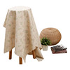Floral Cotton and Linen Fabric Plaid Sofa Fabric Canvas Pastoral Handmade Bag DIY Cloth Head Tablecloth Printing Sub-King