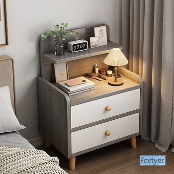 Changyuebang Bedside Table Simple Modern Simple Small Bedside Storage Rack Home Bedroom Legs 2024 Storage Cabinet New