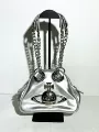 Silver chain bowling ball