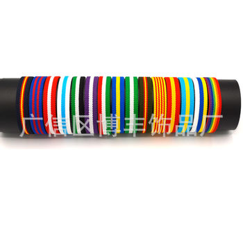 Amazon Aliexpress Cross-Border E-Commerce Supply Simple Multi-Color Flag Elastic Bracelet Spanish Hot-Selling Bracelet