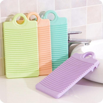 small size Plastic Thickened Children's Washboard Household Washing Board Non-Slip Washing Board Home Mini Creative Washboard