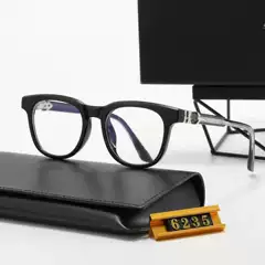 2023 New Style European and American Fashion Eyeglass Frames Street Style Plain Eyeglass Frames Non-Prescription Glasses 6235