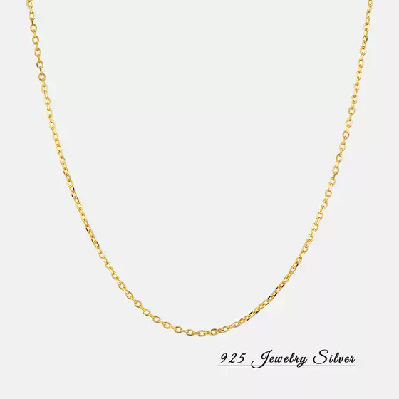 925 sterling silver simple cross chain diy jewelry chain fashion simple naked chain high sense necklace clavicle chain wholesale