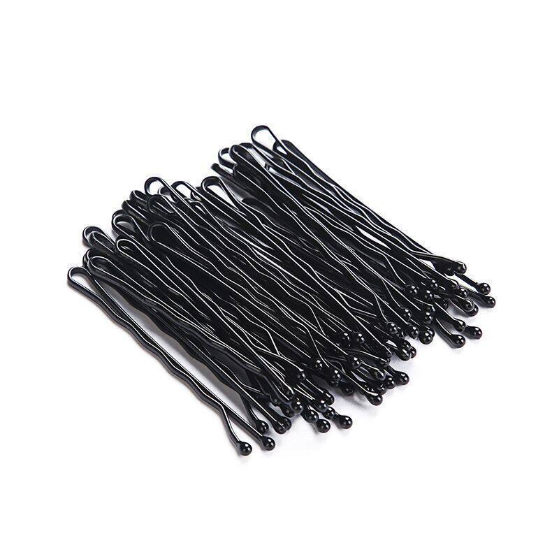 Studio Black U-shaped Clip Hair Clip Pin Bold Hairpin Ball Head Fixed U-shaped Clip Hair Accessories Headdress