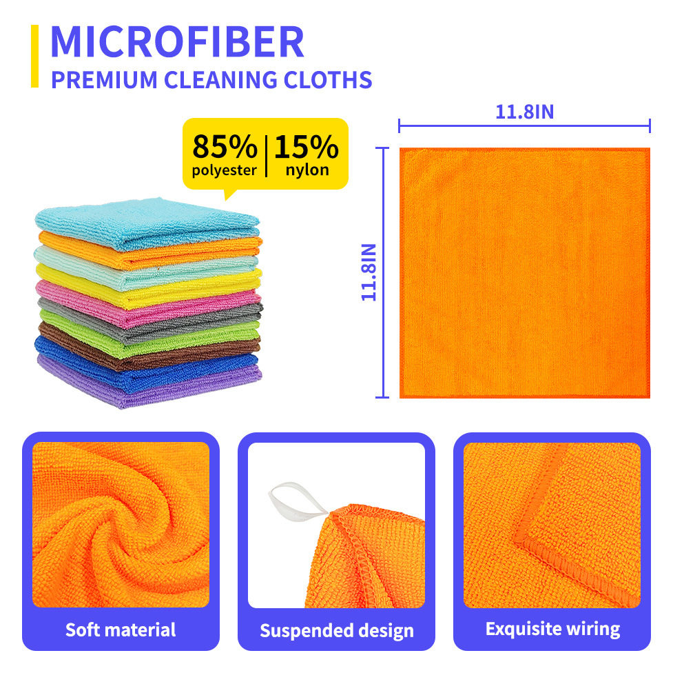 Walmart Supplier Dishcloth Kitchen Rag Custom Scouring Pad Household Supplies Multifunctional Cleaning Towel